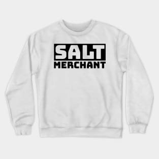 Salt Merchant Block Logo - Black Crewneck Sweatshirt